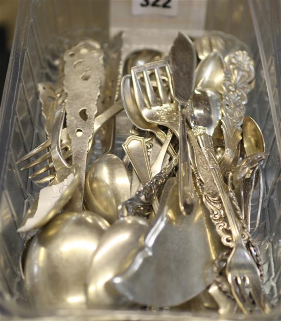 Collection of mixed Scandinavian cutlery